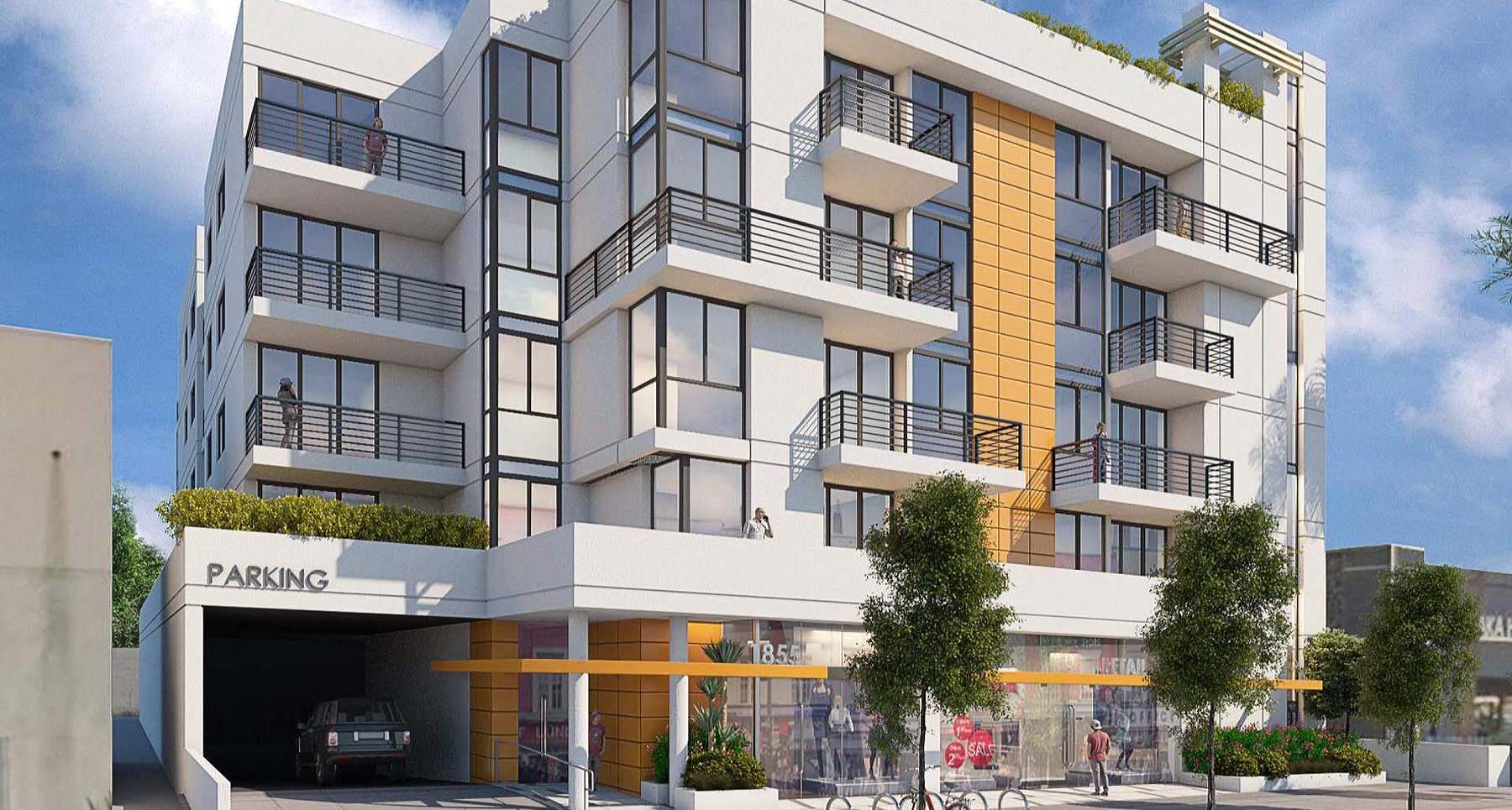Rendering of the completed 1855 Westwood project