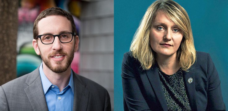 State Senator Scott Wiener and Assemblywoman Buffy Hicks