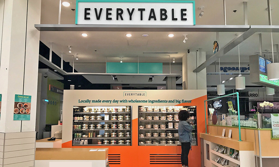 Interior of an Everytable restaurant